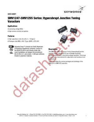 SMV1249-079LF datasheet  